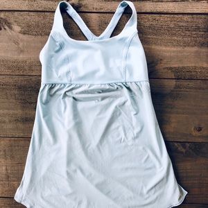 Baby Blue Lululemon Workout Tank